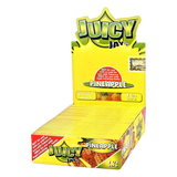 Juicy Jays 1 1/4 Pineapple Flavored Rolling Papers - 24 Pack Display Box
