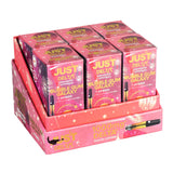 Just Delta 8 Cartridge display with Bubble Gum Galaxy flavor, 1ml 1000mg, angled view