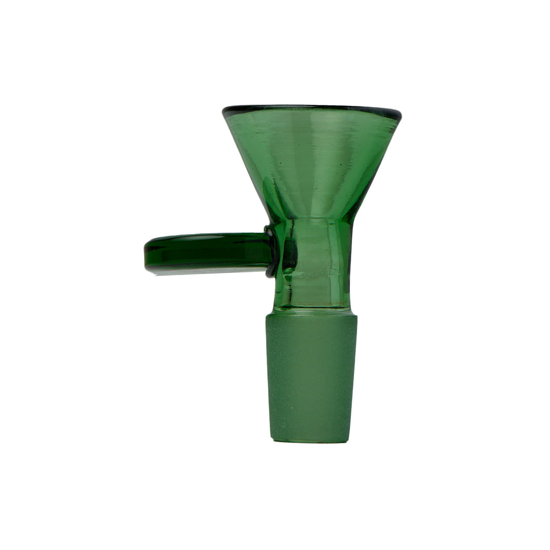 Cheech Glass 14mm Borosilicate Female Joint Bowl in Green, Front View