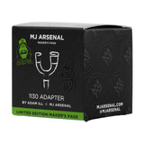 MJ Arsenal 1130 Adapter packaging with distinct black design and limited edition marker's pass