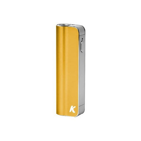 KandyPens C-Box PRO Vaporizer in Gold, sleek design, compatible with E-Juice and Wax