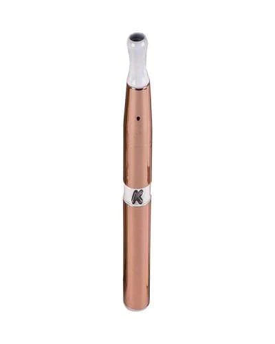 KandyPens Elite Vaporizer in Rose Gold with Ceramic Tip for Concentrates, Front View on White
