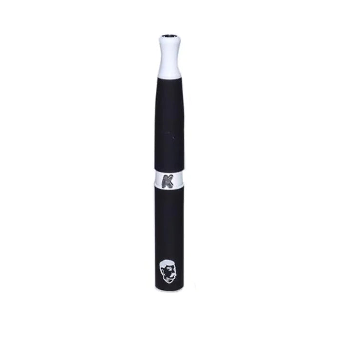 KandyPens Ice Cream Man Vaporizer in Black, sleek design, perfect for concentrates, front view