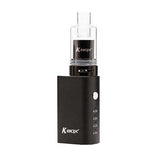 KandyPens K-Box Vaporizer in Black with Quartz Chamber - Front View on White Background