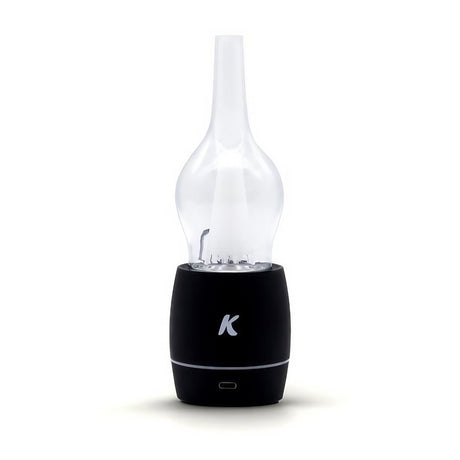 KandyPens Oura Vaporizer in Black with Quartz Atomizer, 3000mAh Battery - Front View