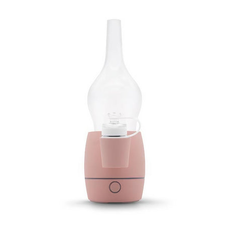 KandyPens Oura Vaporizer in Salmon Pink with Quartz Atomizer - Front View on White Background