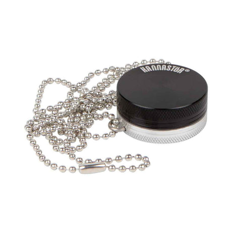 Kannastör 2pc Aluminum Pendant Grinder with Necklace Chain - Front View