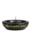 Kashtray Original Cleaning Spike Ashtray in Black - Ceramic with Central Metal Spike