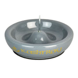 Kashtray Original Cleaning Spike Ashtray in Blue Gray, Ceramic with Rubber Base, 4.5" - Front View