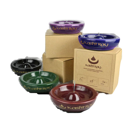Kashtray Original Cleaning Spike Ashtrays in various colors with packaging