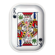 Kill Your Culture King of Concentrates Metal Rolling Tray, 5.5" x 7", Front View