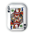 Kill Your Culture Queen of Concentrates Metal Rolling Tray with Cannabis Motif - Top View
