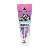 King Palm SkyWalker Pre-Rolled Cones 3-Pack in King Size, Front View on White