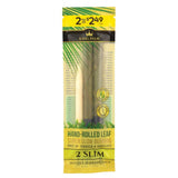 King Palm Slim Pre-Roll Wraps 15 Pack front view, super slow burning, tobacco-free