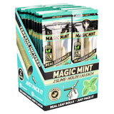 King Palm Slim Pre-Roll Wraps Magic Mint 15 Pack displayed in box, easy-to-use tobacco-free rolls