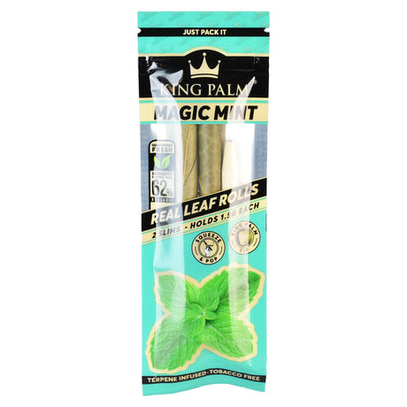 King Palm Slim Size Leaf Rolls | Magic Mint Flavor