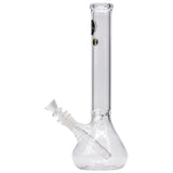 LA Pipes 12" Classic Beaker Bong made of Borosilicate Glass with 38mm Diameter - Front View