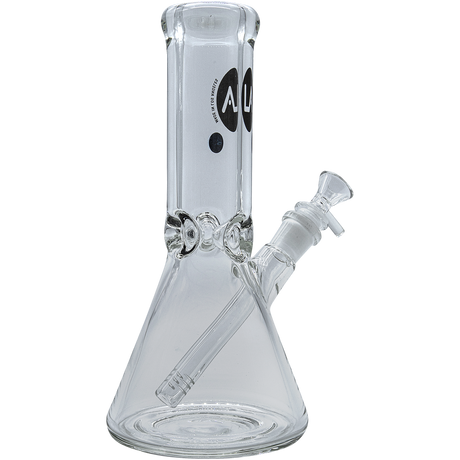 LA Pipes "Agent Stout" Beaker Bong, 9mm thick borosilicate glass, 45-degree joint, front view