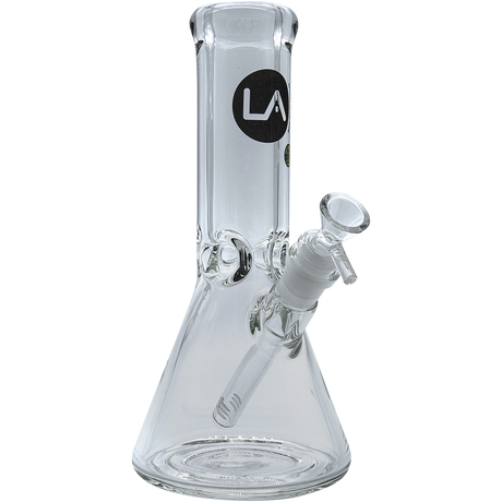 LA Pipes "Agent Stout" Beaker Bong, 9mm Heavy Wall, 45 Degree Joint, Front View