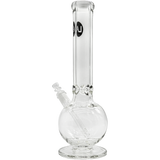 LA Pipes "Bazooka" 9mm Thick Glass Bong, 18" Height, Bubble Design, Front View