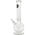 LA Pipes "Bazooka" 9mm Thick Glass Bong, Heavy Wall, 16" Height, Front View
