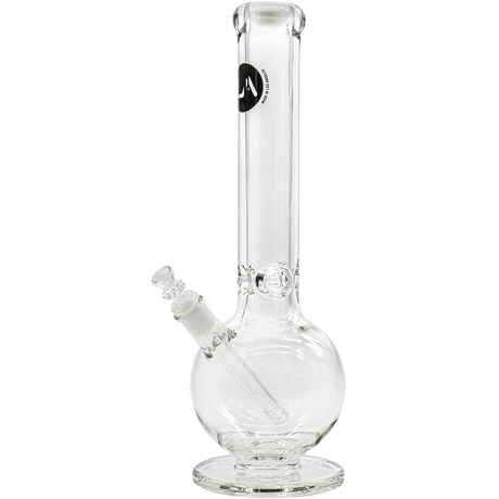 LA Pipes "Bazooka" 9mm Thick Glass Bong, Heavy Wall, 16" Height, Front View