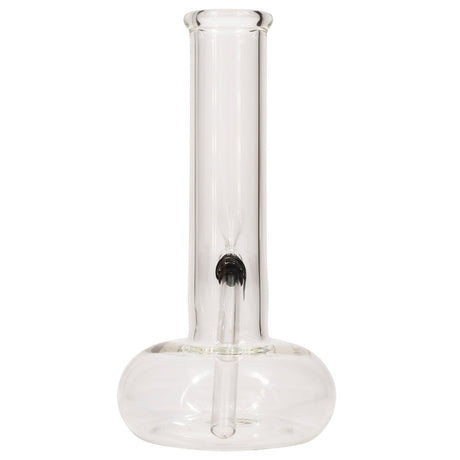 LA Pipes Bubble Bong in Borosilicate Glass, 12" Female Joint, Front View on White Background