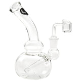 LA Pipes Bubble Concentrate Waterpipe, 6" Banger Hanger Dab Rig, Side View