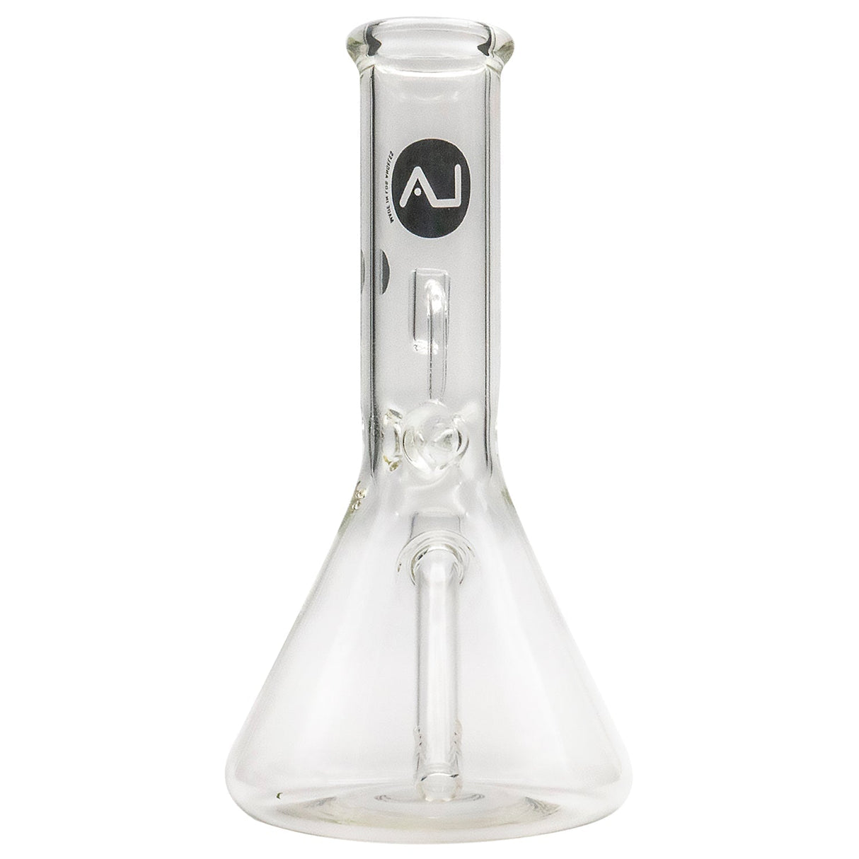 LA Pipes Classic Beaker Concentrate Rig front view, 14mm female joint, for concentrates, USA made