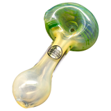 LA Pipes Color Changing Hand-Pipe with Green Accents - Top View
