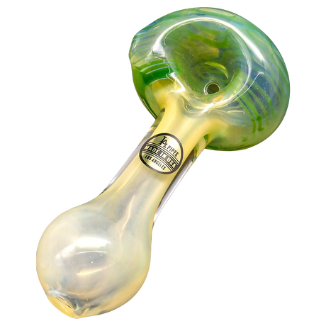 LA Pipes Color Changing Hand-Pipe with Green Accents - Top View
