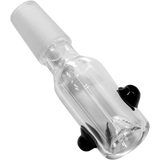 LA Pipes Custom Cylinder Bong Bowl, 14mm Male Borosilicate Glass, Top View