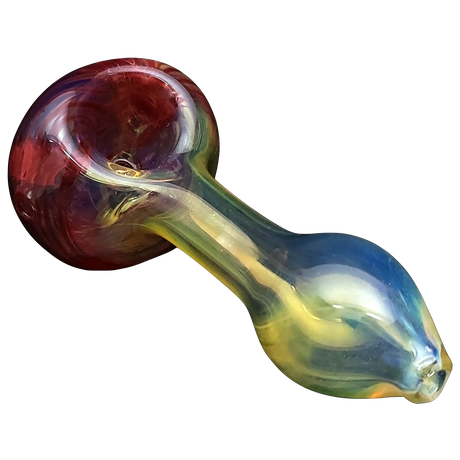 LA Pipes HP1 Spoon - Colorful Borosilicate Glass Hand Pipe with Deep Bowl