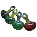 Assorted LA Pipes HP1 Spoon Hand Pipes in Borosilicate Glass with Unique Designs