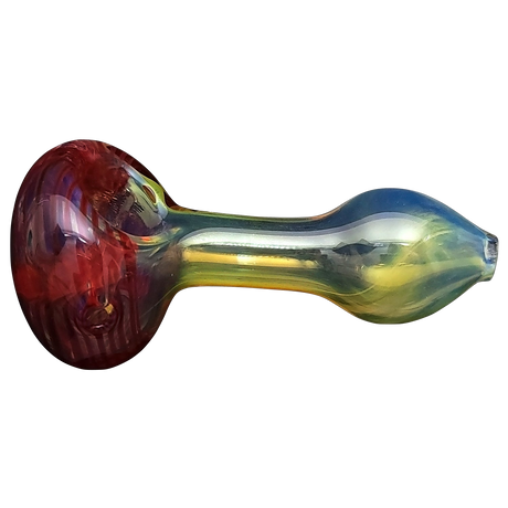 LA Pipes HP1 Spoon - Borosilicate Glass Hand Pipe with Swirl Design