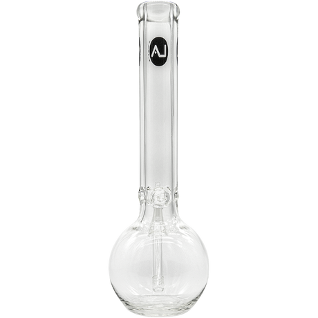 LA Pipes "Iron Mace" Heavy 9mm Bubble Bong, 18" Height, 45 Degree Joint, Front View