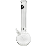 LA Pipes "Iron Mace" Heavy 9mm Bubble Bong with 45 Degree Joint - Front View