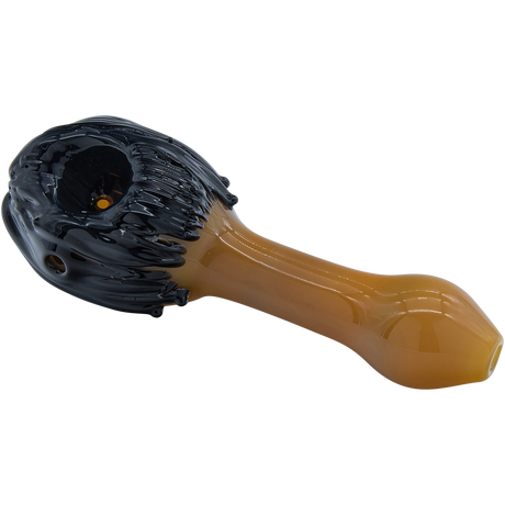 LA Pipes "Itachi Uchiha Smokes" Handcrafted Glass Pipe, 4.5" Length, USA Made, Top View