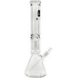 LA Pipes "King Bong" clear beaker bong with shower-head percolator and 9mm thickness