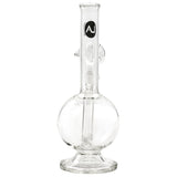 LA Pipes Pedestal Basic Bong, 8" Borosilicate Glass with 45 Degree Joint, Front View
