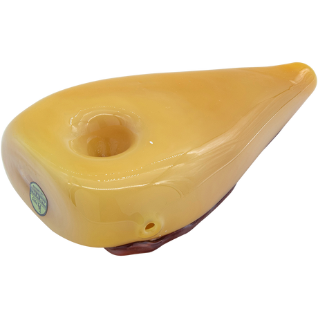 LA Pipes "Potperoni" Glass Pizza Pipe, Side View, Borosilicate Glass, USA Made