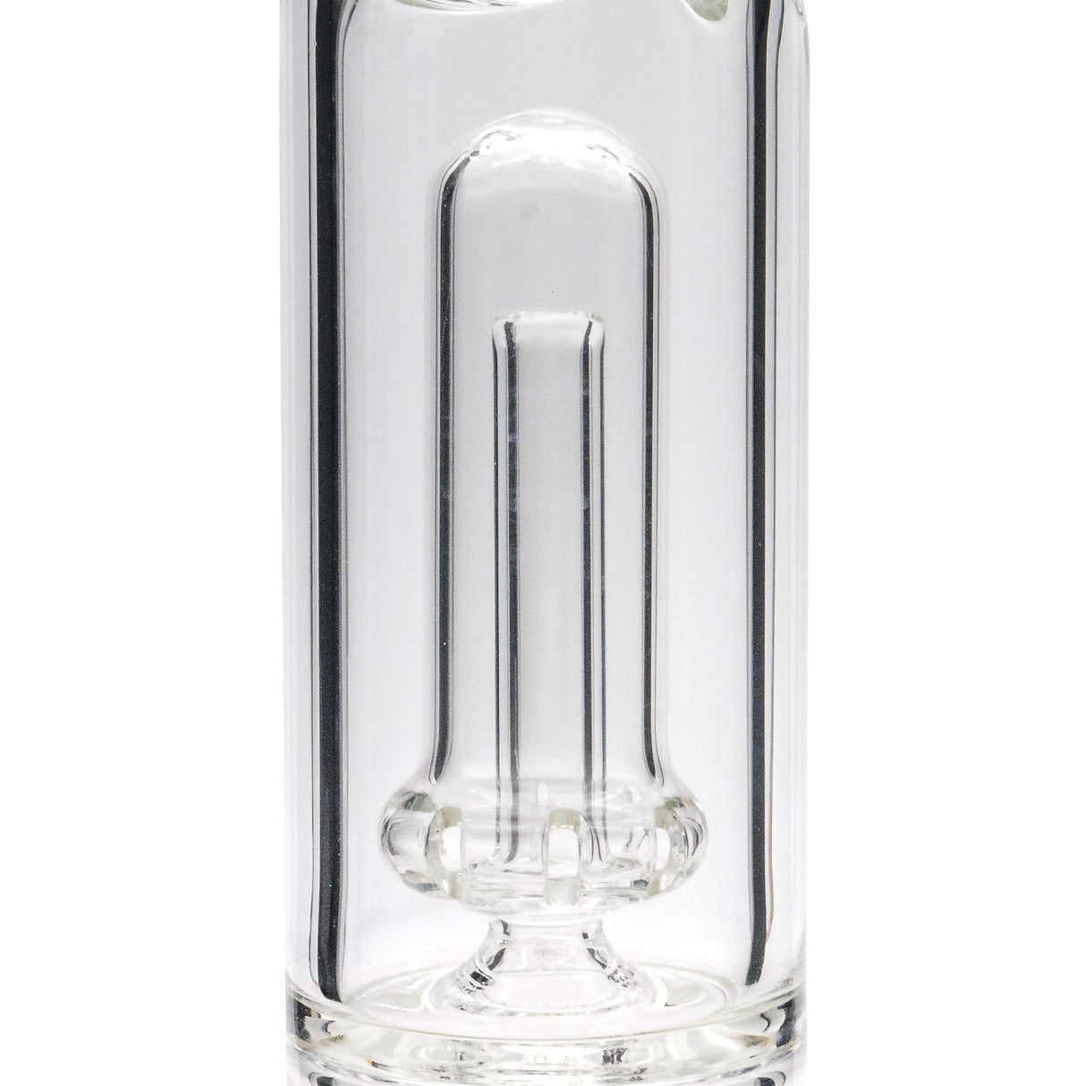Close-up of LA Pipes Beaker Bong with Showerhead Perc, Clear Borosilicate Glass, 45 Degree Joint
