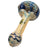 LA Pipes Spoon in Blue - Fumed Color Changing Borosilicate Glass Hand Pipe - Side View