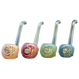 LA Pipes Spoon Hand Pipes in Borosilicate Glass, Multiple Colors, Side View