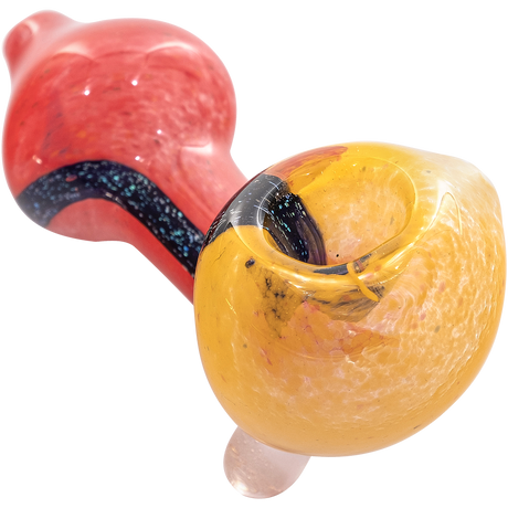 LA Pipes "Star Walker" Dichro Sherlock Pipe in vibrant colors, USA-made Borosilicate Glass