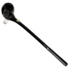 LA Pipes "The Gandalf" Black Pipe, 10" Borosilicate Glass, Angled Side View