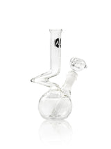 LA Pipes "The Zong" Compact Borosilicate Glass Bong with Unique Zong Design and 45 Degree Joint