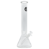 LA Pipes "Thicc Boy" 9mm Thick Beaker Bong, 16" Height, Front View on White Background