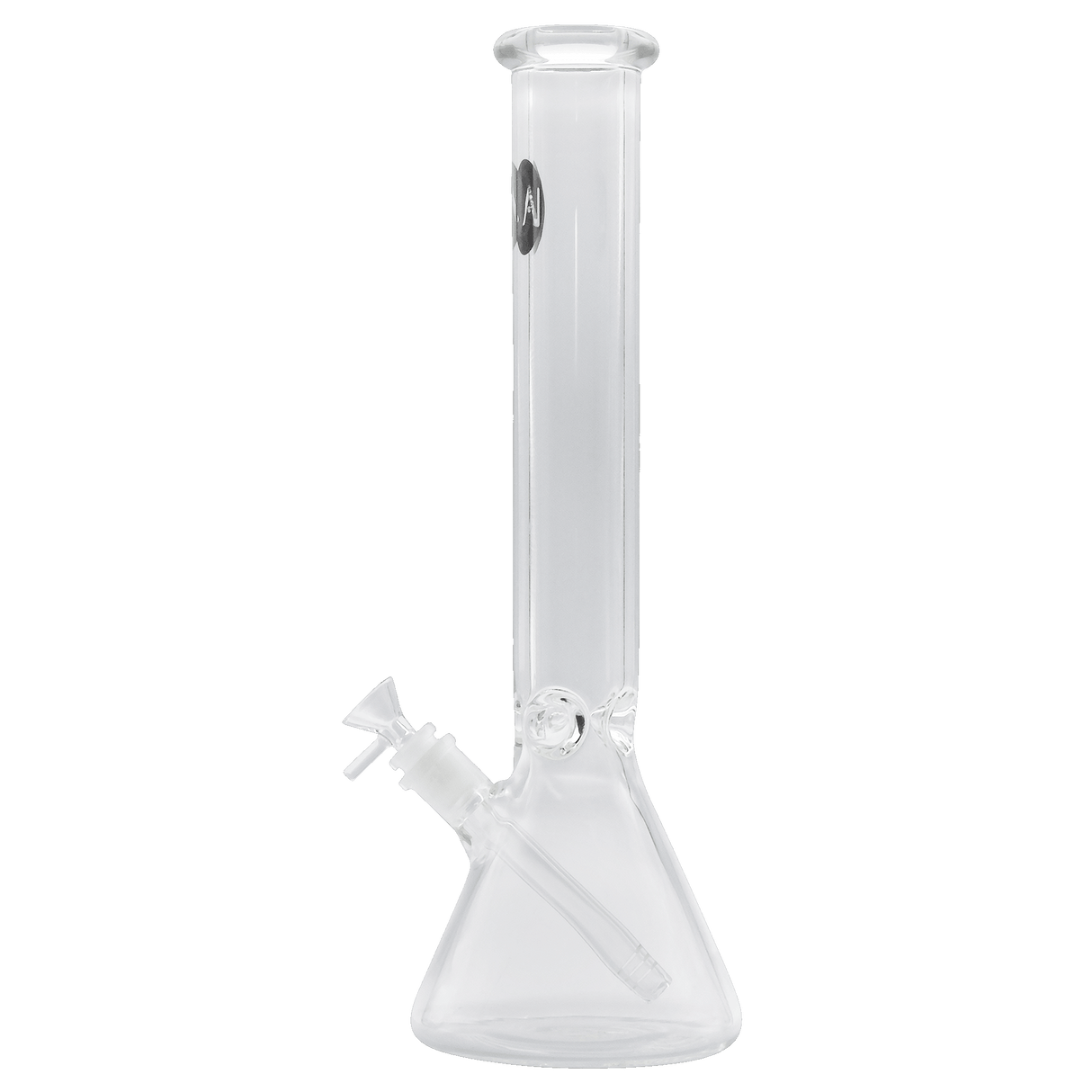 LA Pipes "Thicc Boy" 9mm Thick Beaker Bong, 16" Tall with Heavy Wall Design, Front View