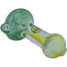 LA Pipes Thick Neck Spoon Pipe in Fumed Color Changing Green, Heavy Wall Borosilicate Glass, 3" Length